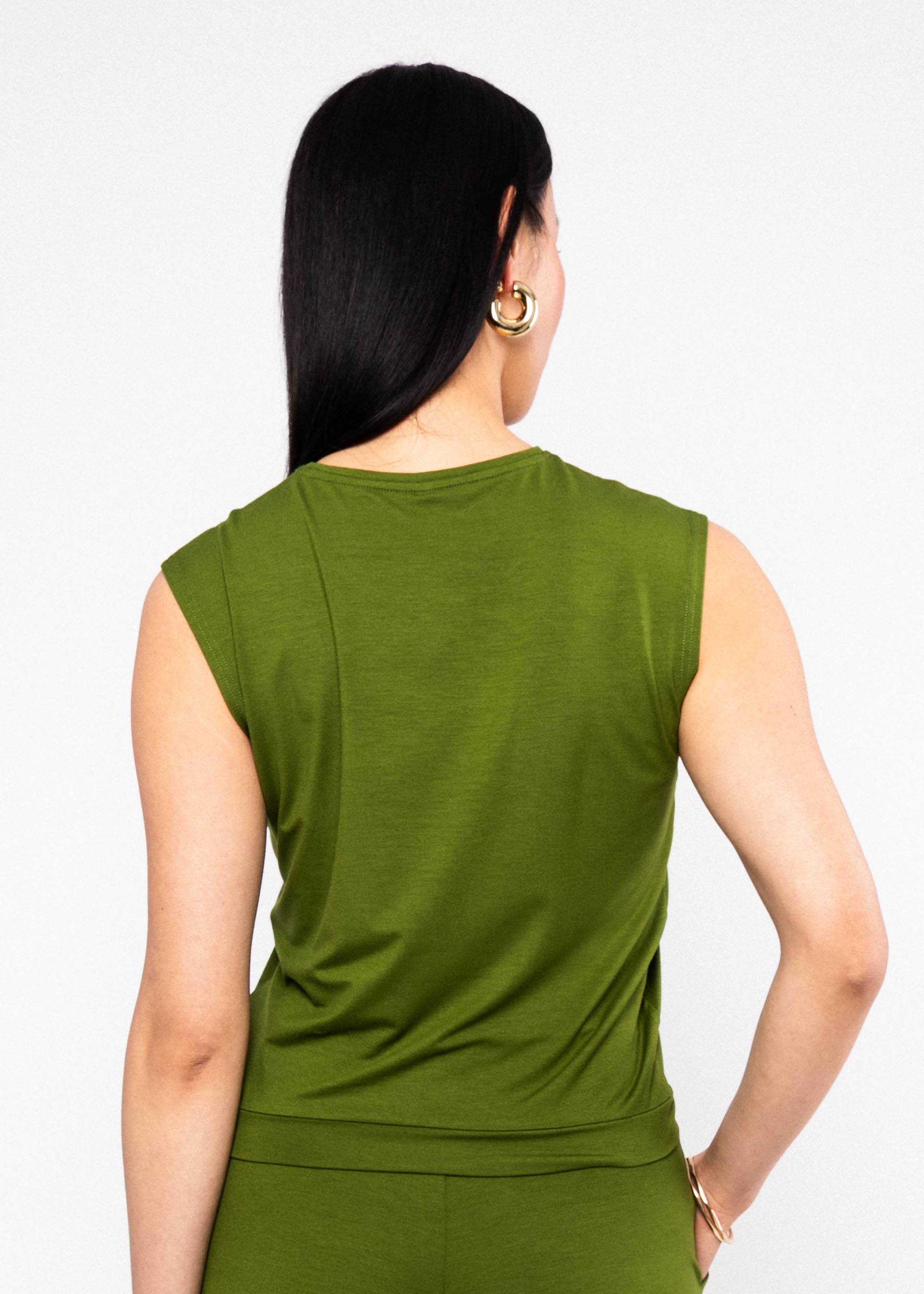 Blutsgeschwister Top Tiny Crew, tropical harm. green