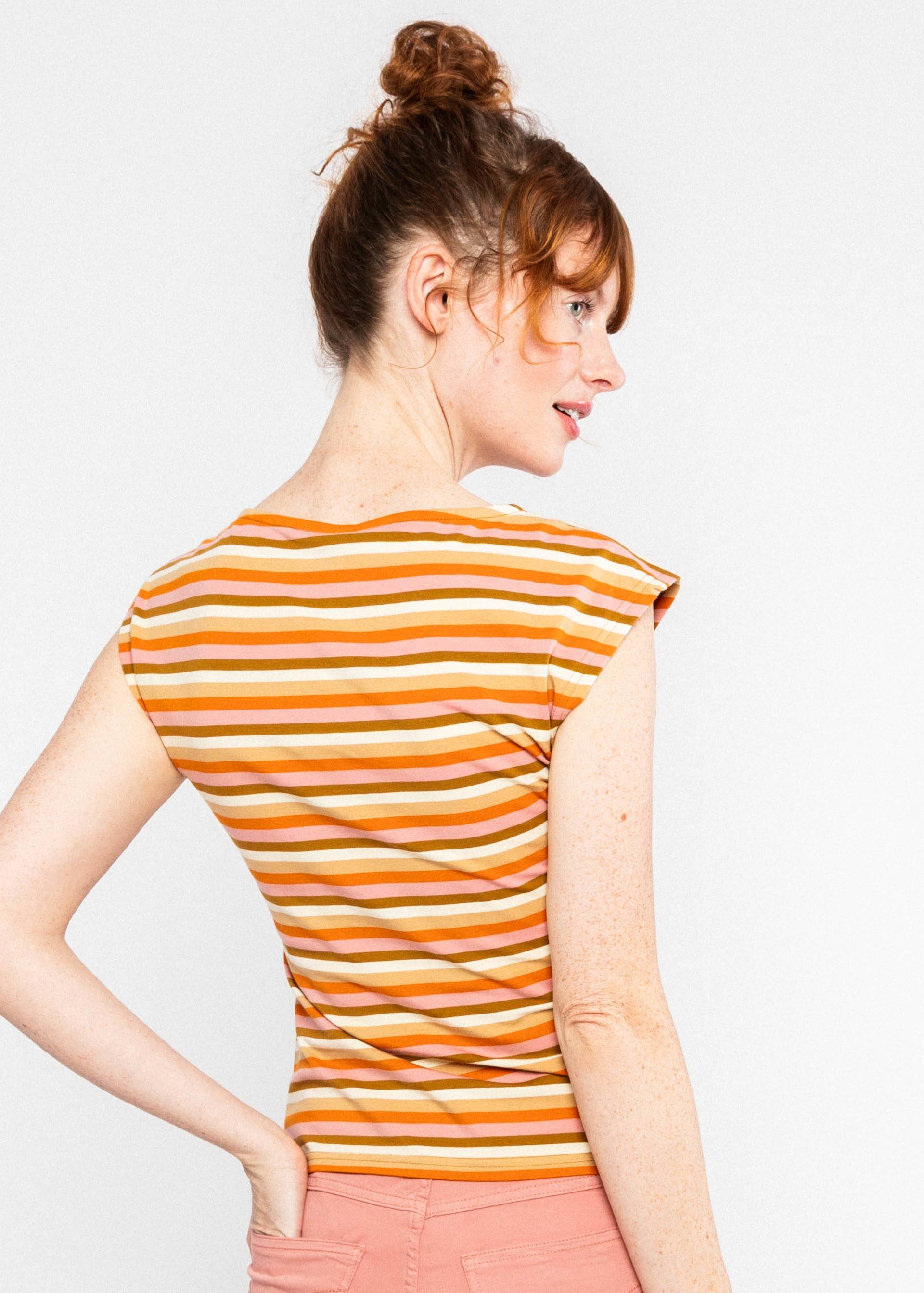 BG Top Vintage V-Neck, blushing sunbeams