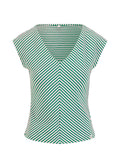 BG Top Vintage V-Neck, green viva el sol
