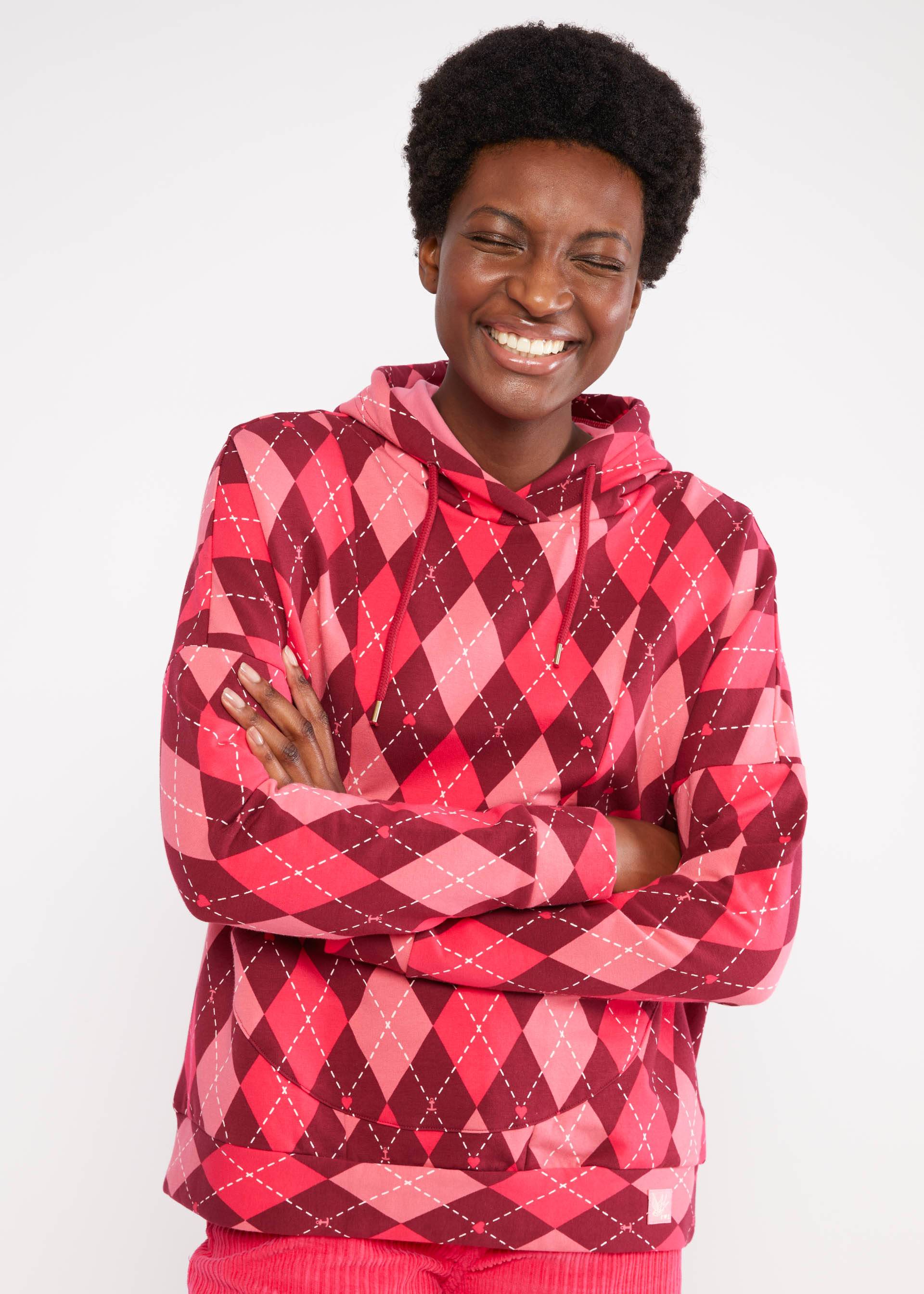 Blutsi Hoodie Bi Ba Butze, checky check