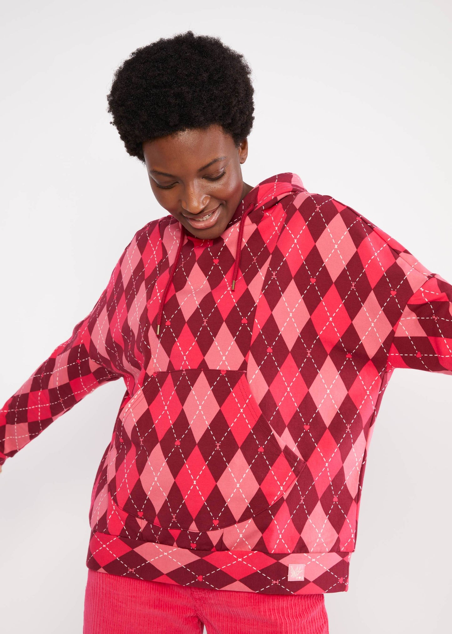 Blutsi Hoodie Bi Ba Butze, checky check