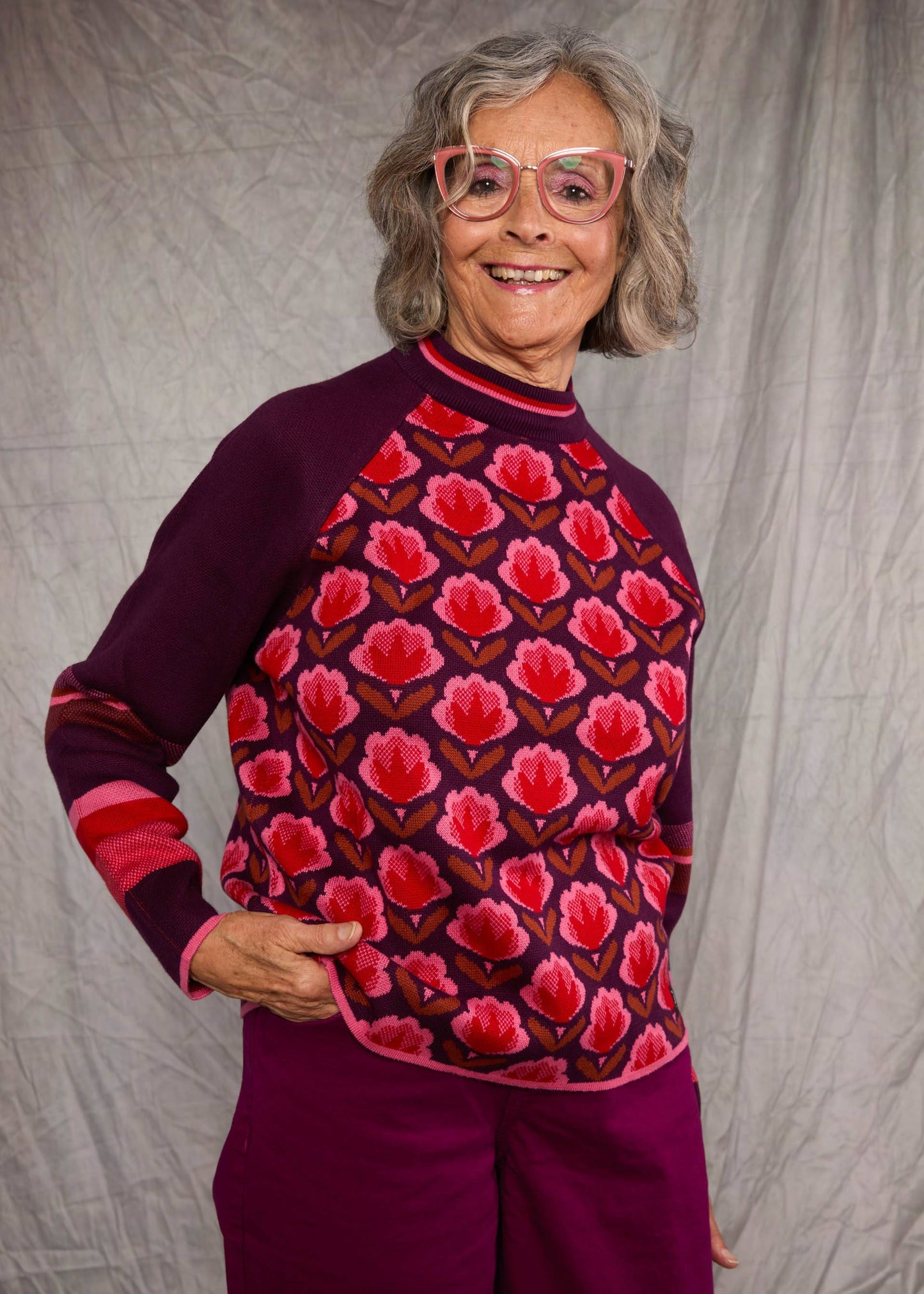 Blutsi Strickpulli Cold Day Warm Heart