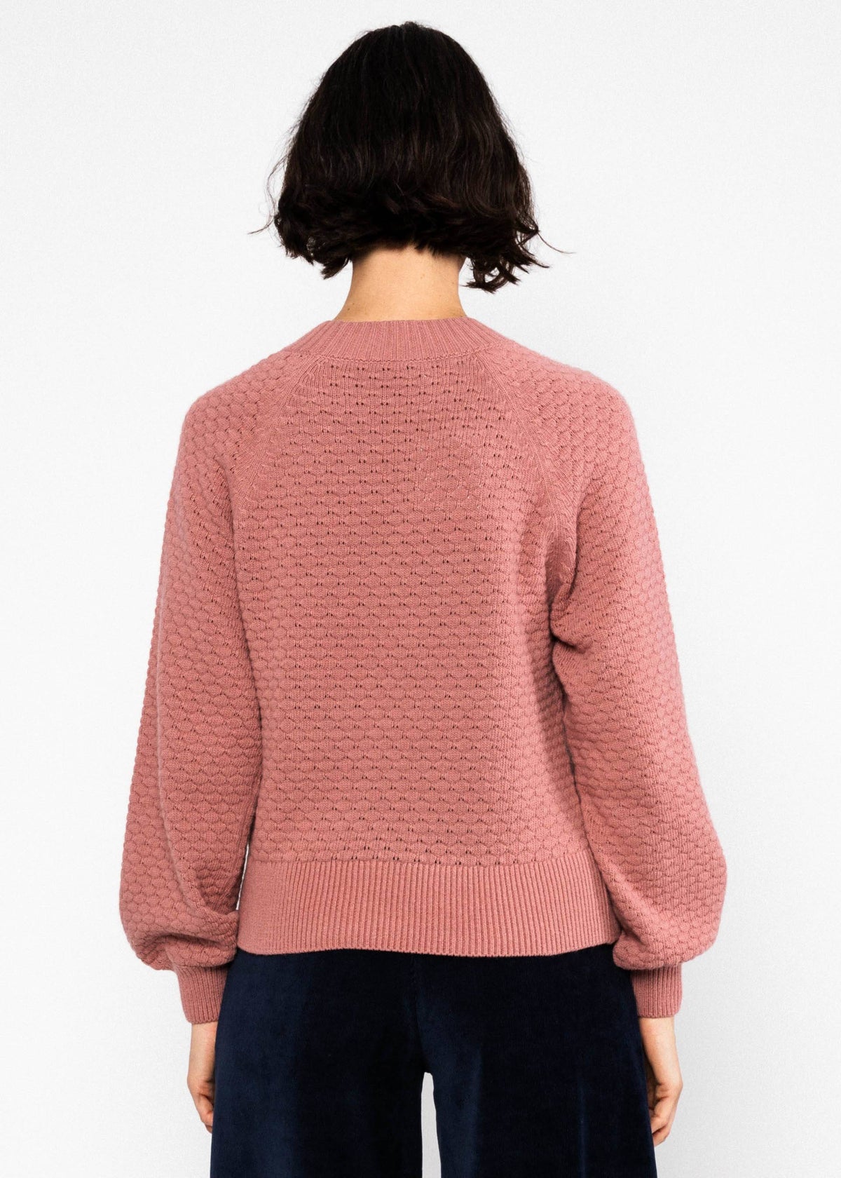 Blutsgeschwister Strickpullover Cosy Bubble, Vintage Pink