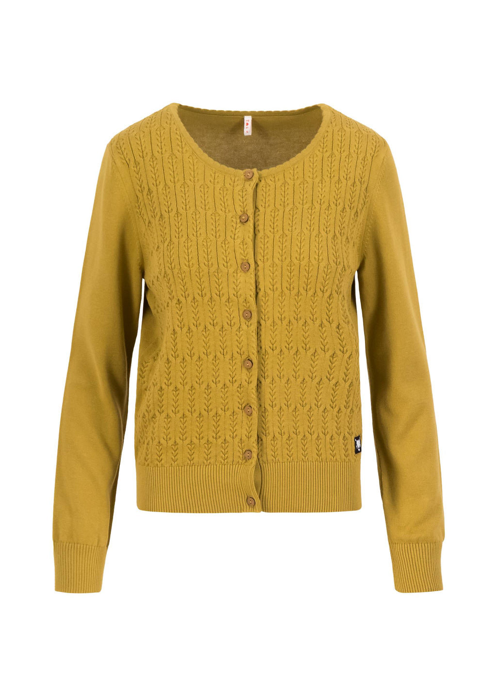 Blutsgeschwister Cardigan Save the Brave, folk. l. yellow