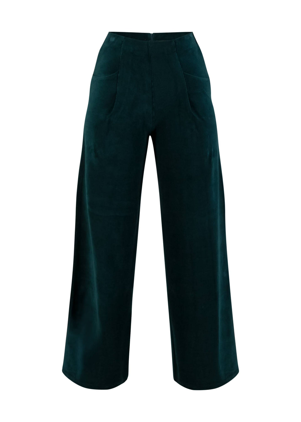 Blutsgeschwister High-Waist-Hose Soft and Fitted, art n. green