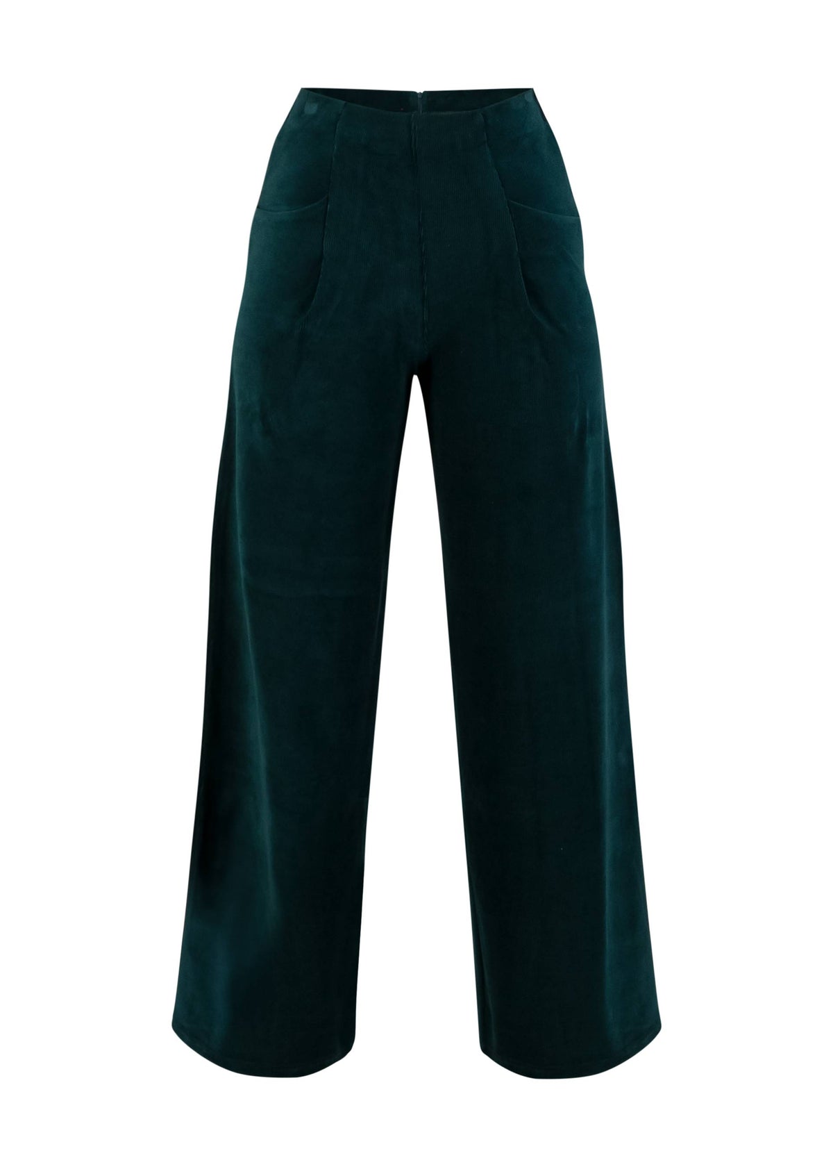 Blutsgeschwister High-Waist-Hose Soft and Fitted, art n. green