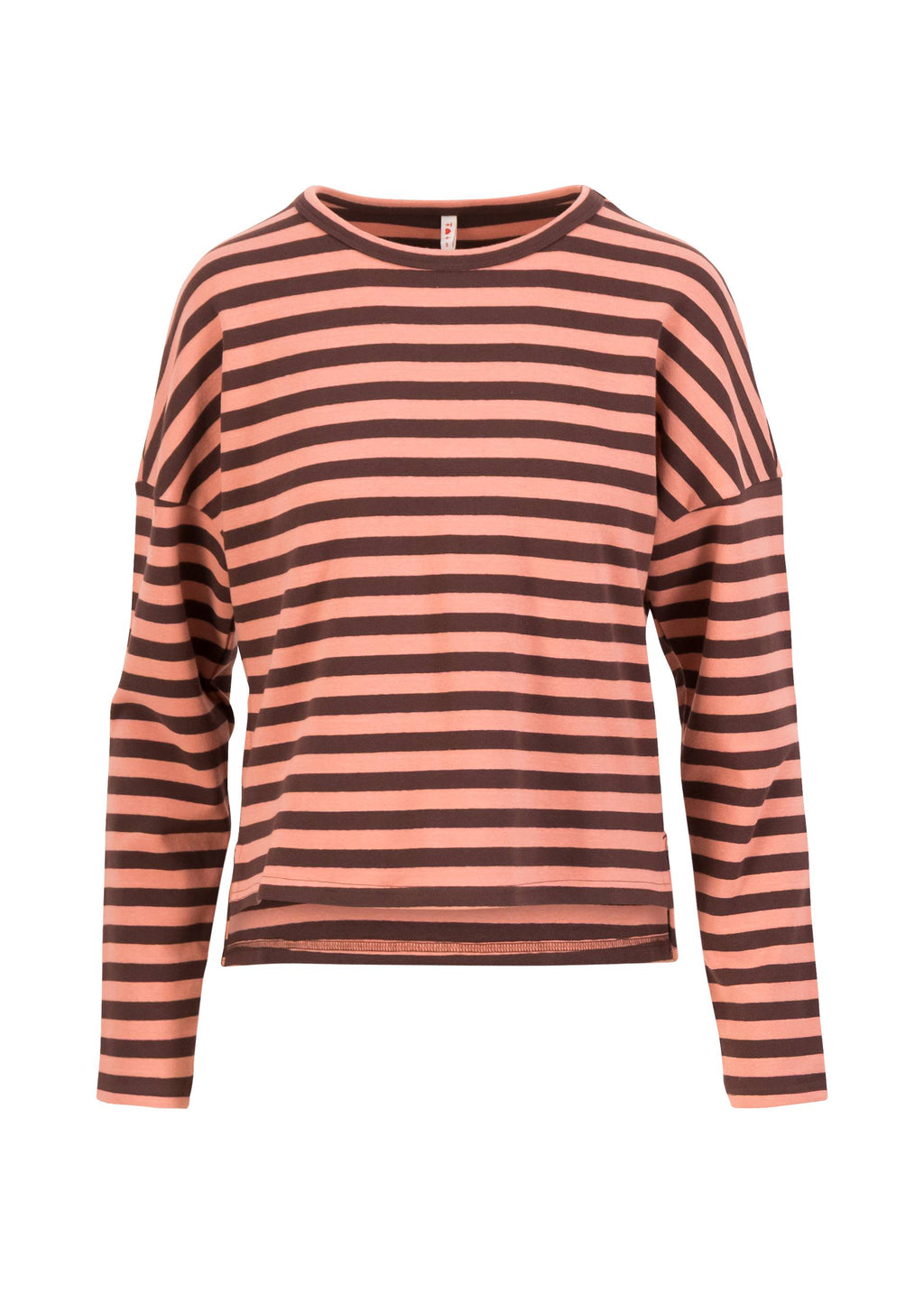 BG Shirt Rainbow Crew, dusty brown
