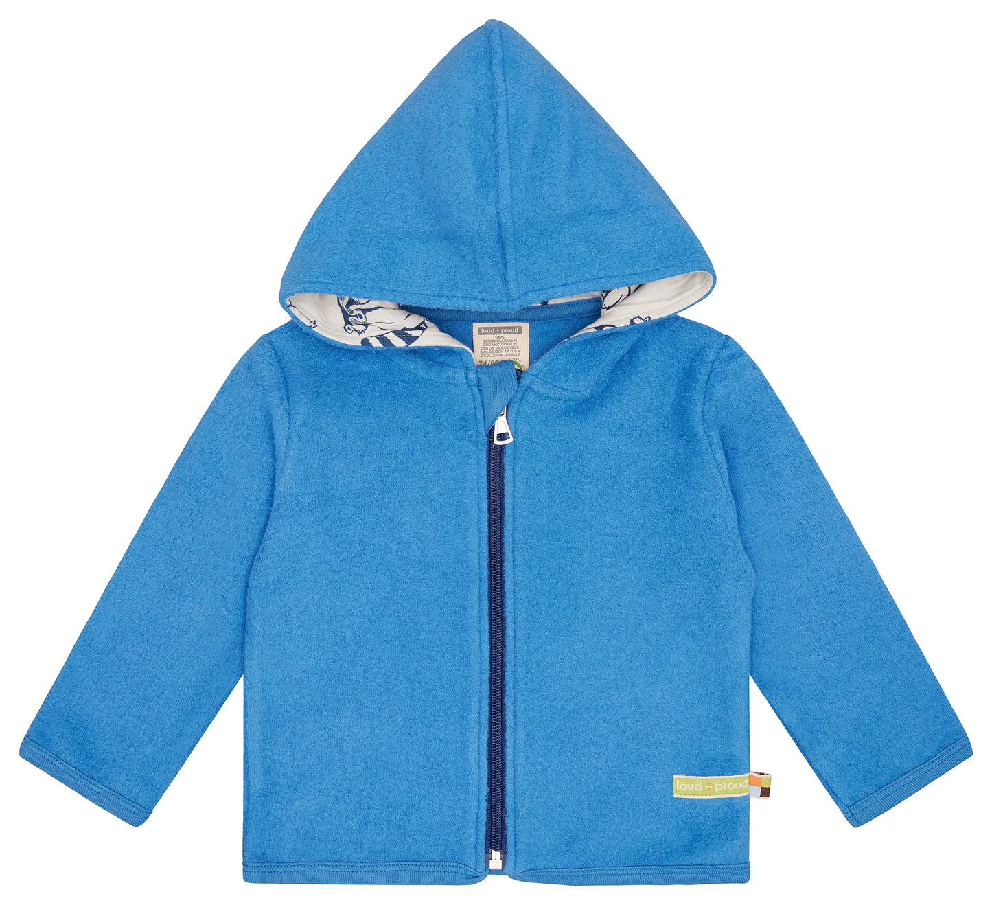 Loud+Proud Kapuzenjacke, Azur