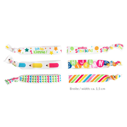 Haargummi- & Armbandset Schulkind