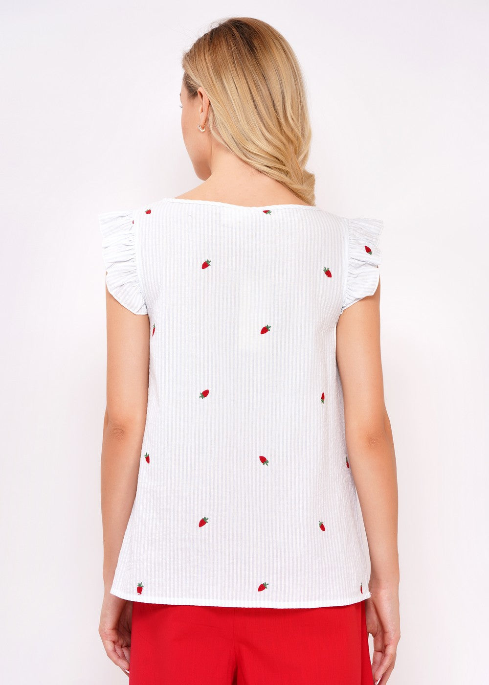 Circus Bluse Erdbeeren