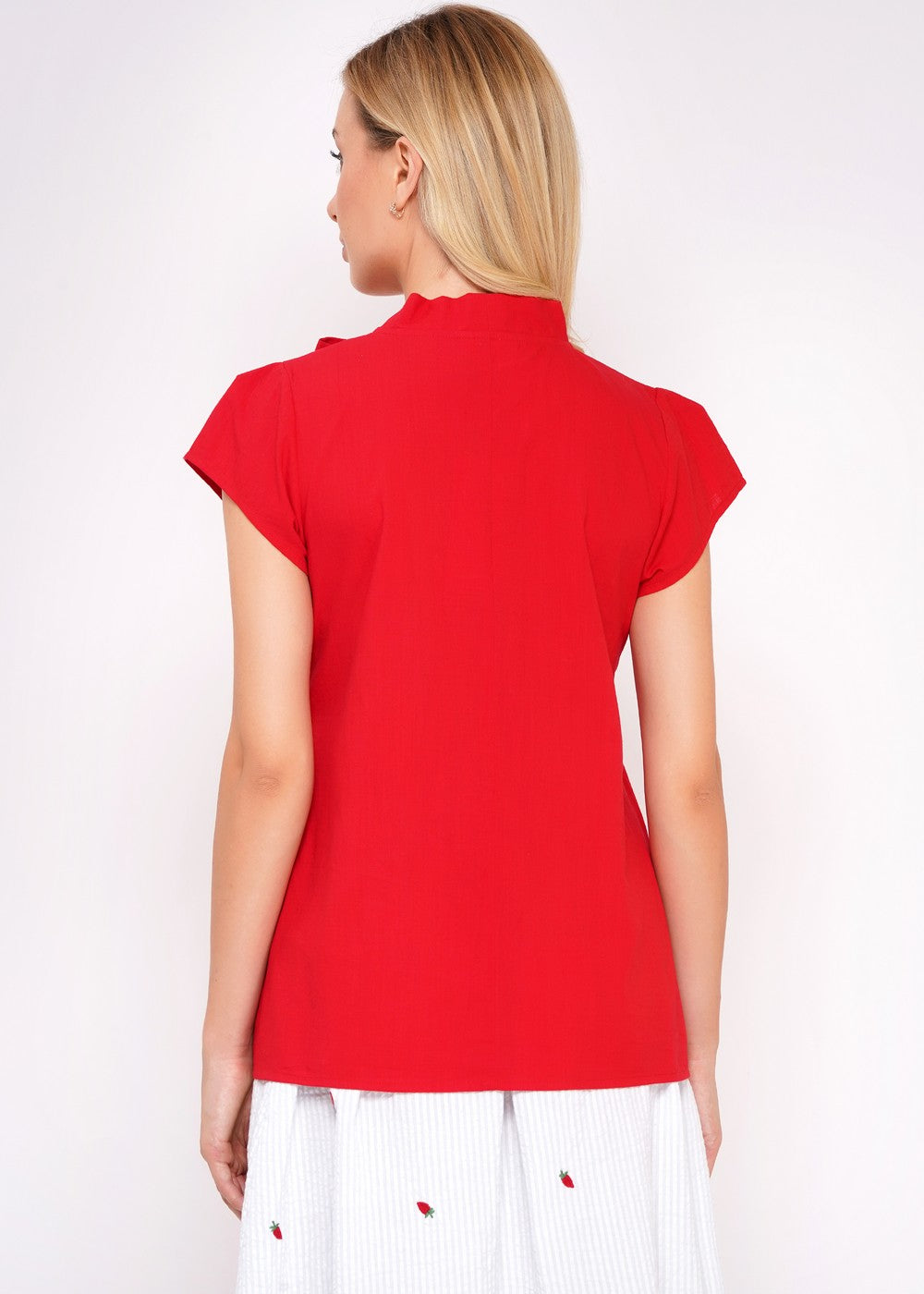 Circus Schleifenbluse, Rot