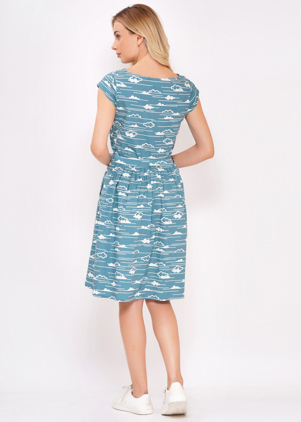 Circus Sommerkleid Wolken