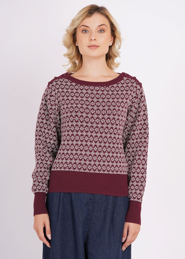 Circus Sweater, Fig