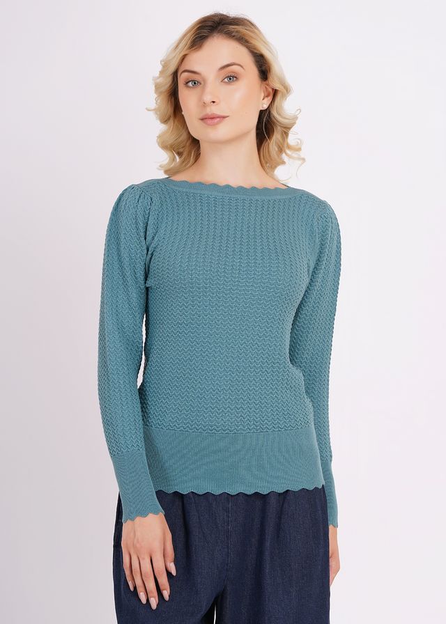 Circus Sweater, Larkspur