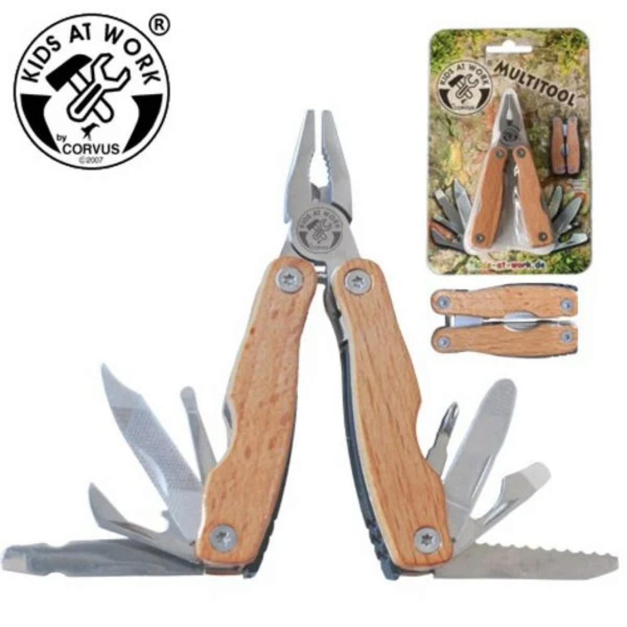 Corvus Multitool mit Holzgriff