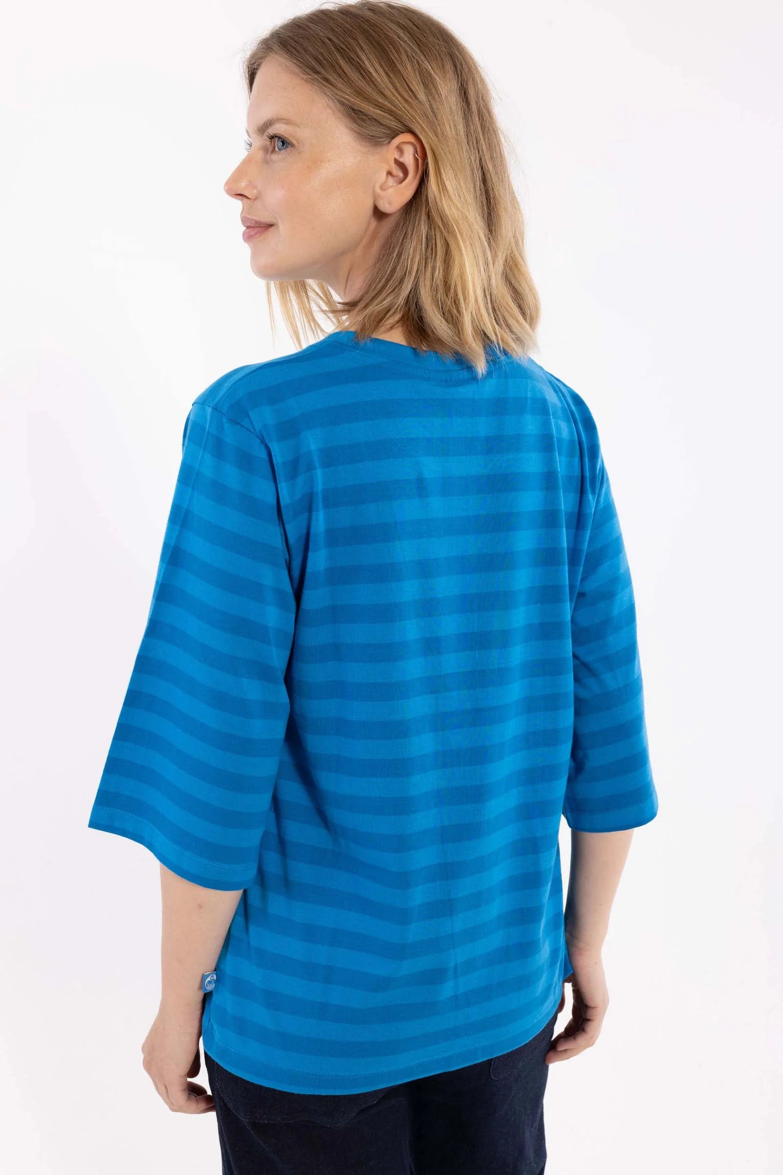 DanefaeCPH Danebasic Glad T-Shirt, W.Blue/F.Blue