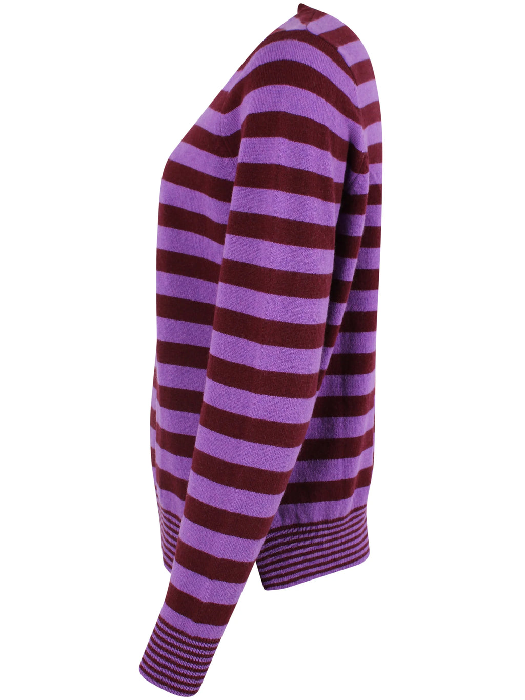 Danefae CPH Daneletter Merino-Pullover, Purple/Wine
