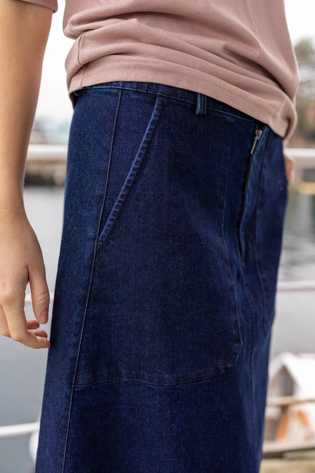 DanefaeCPH Danesweetie Denim Stretch Skirt, Denim