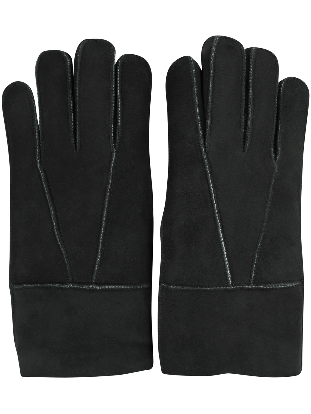 Danefae Fingerhandschuhe Schaf-Fell rec., blackish green