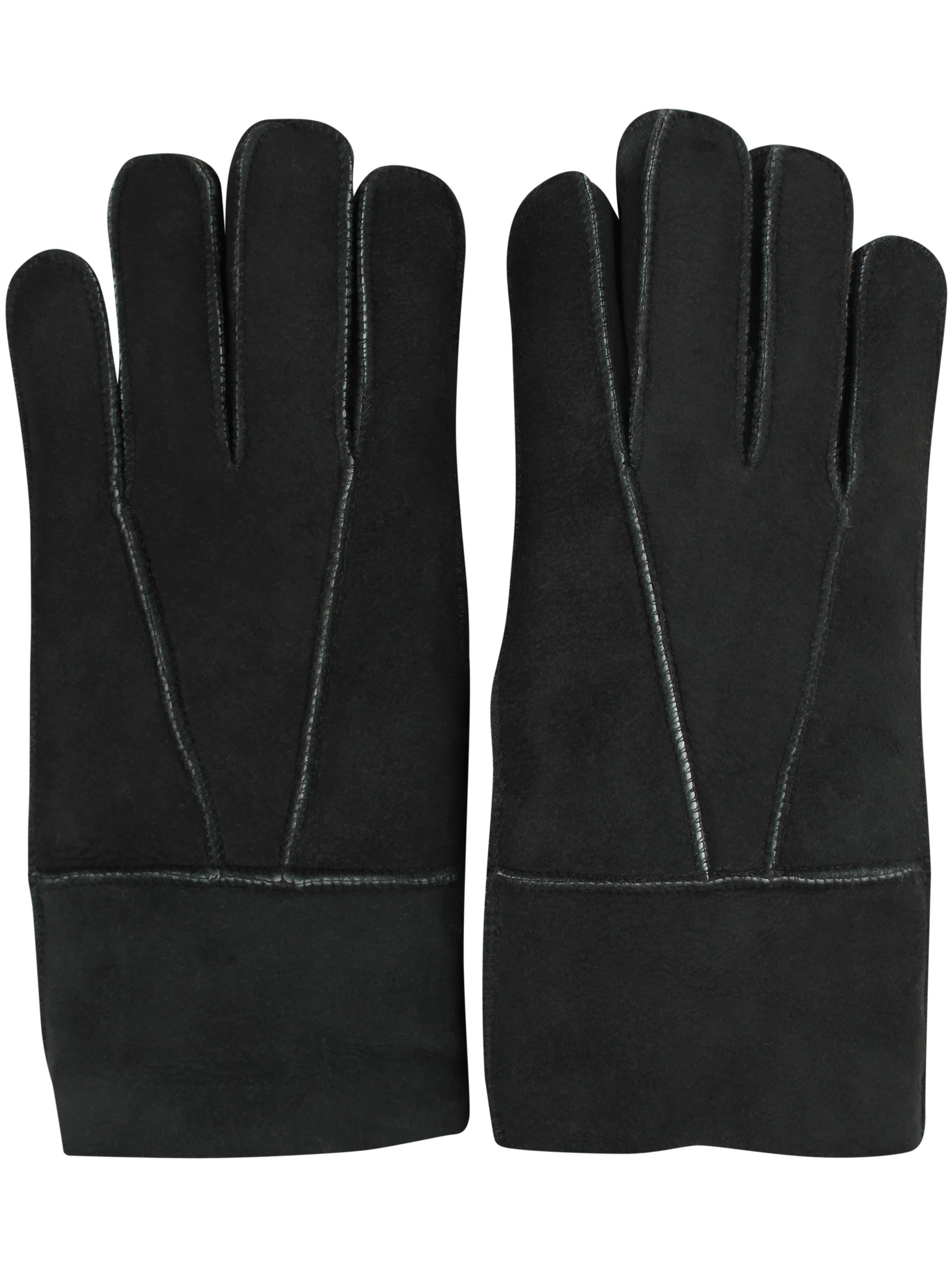 Danefae Fingerhandschuhe Schaf-Fell rec., blackish green
