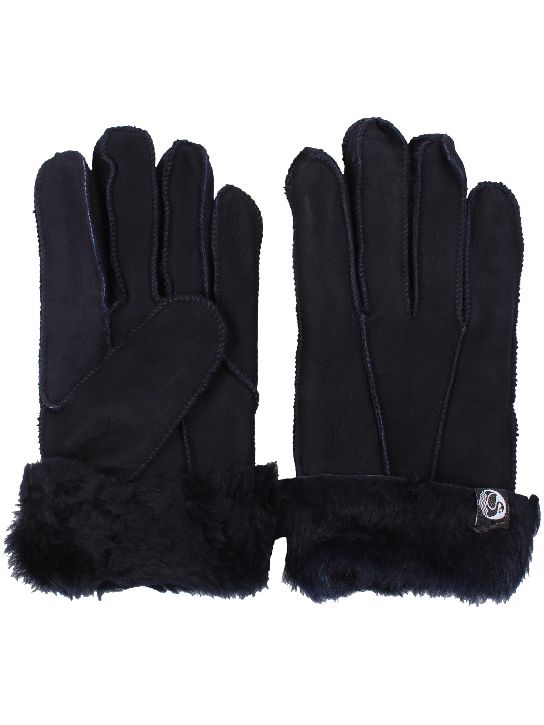 Danefae Fingerhandschuhe Schaf-Fell rec., navy