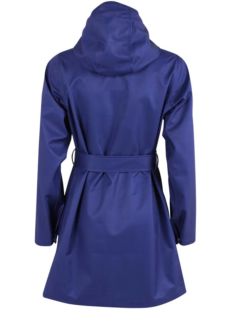 Danefae Damen Regenjacke Danerainlover blue purple, Rückansicht