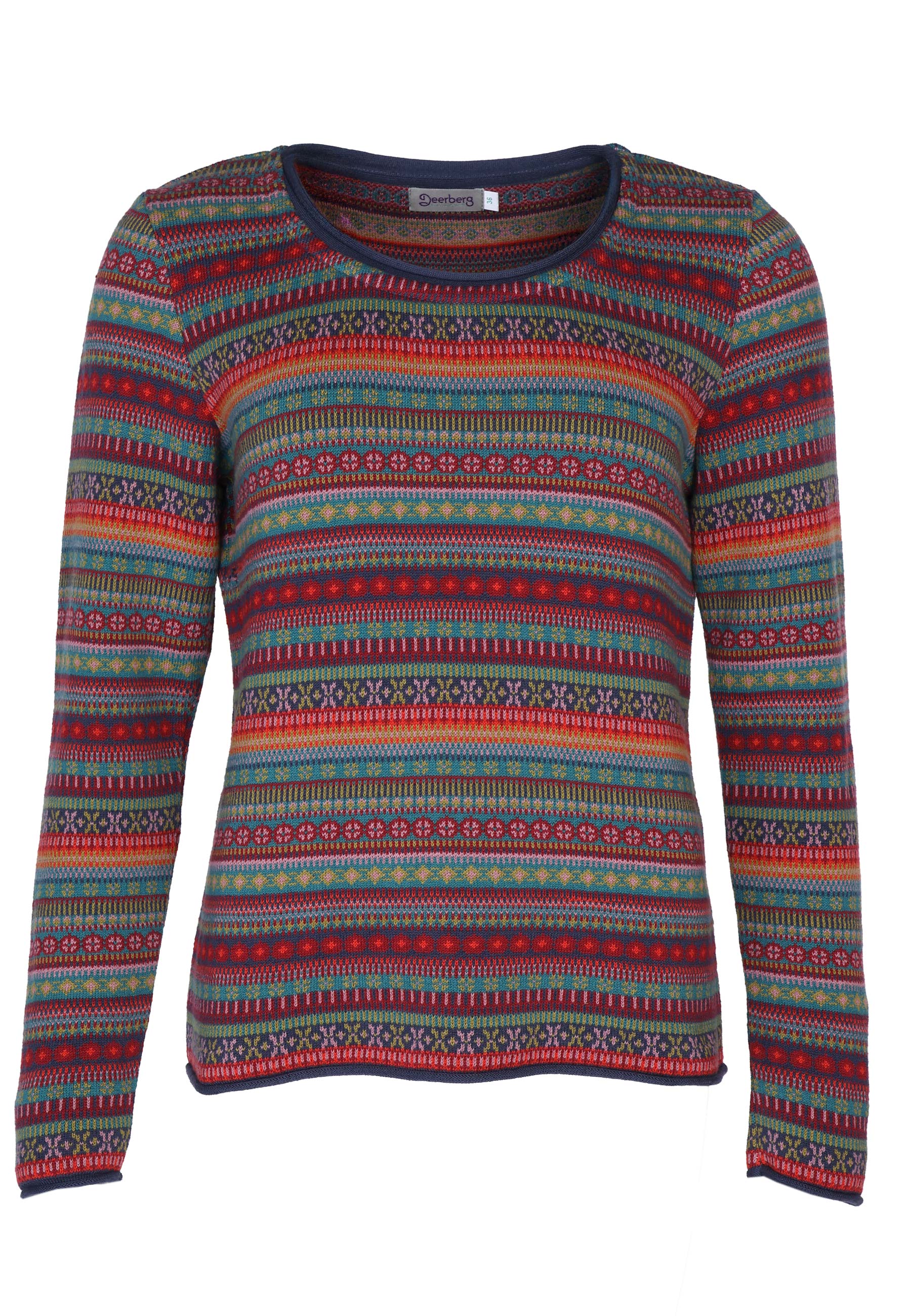 Deerberg Strickpullover Annegret, deep