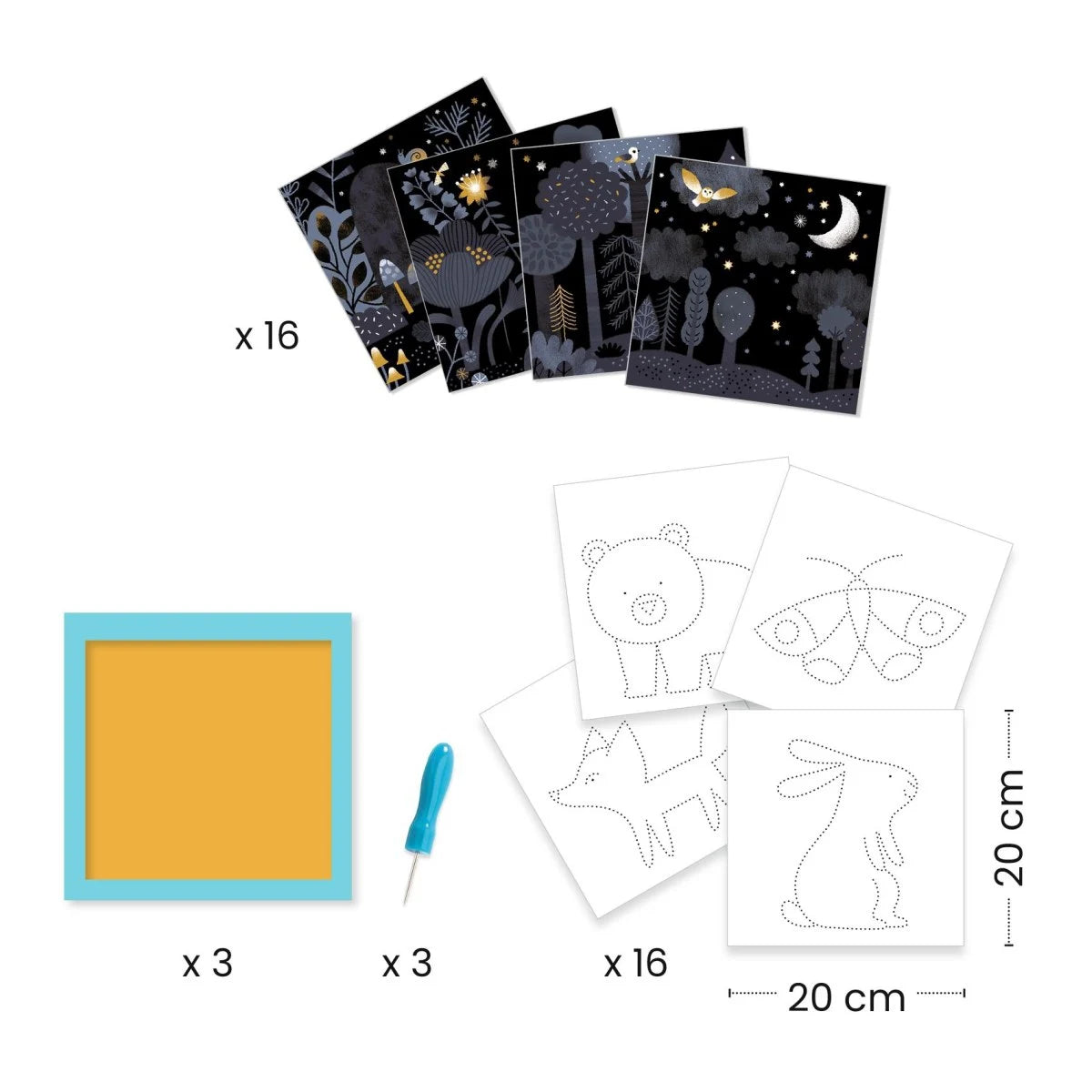 Djeco Bastelset Prickeln (3-6J.)