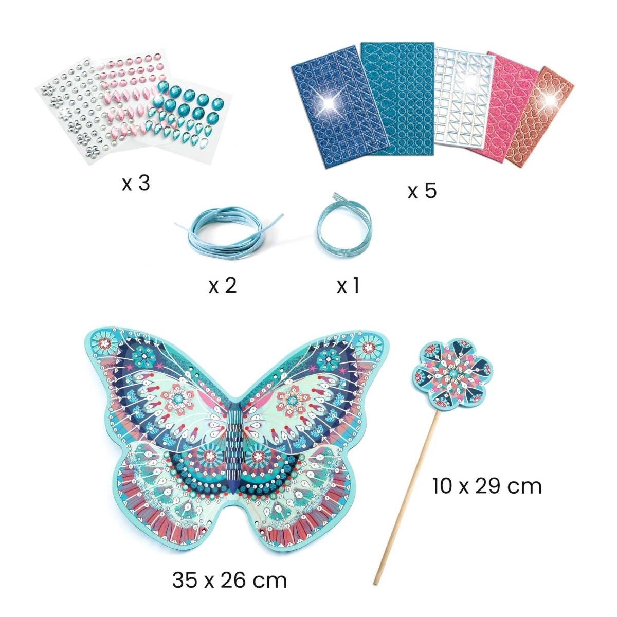 Djeco Bastelset Feenflügel&Zauberstab (ab 5 J.)
