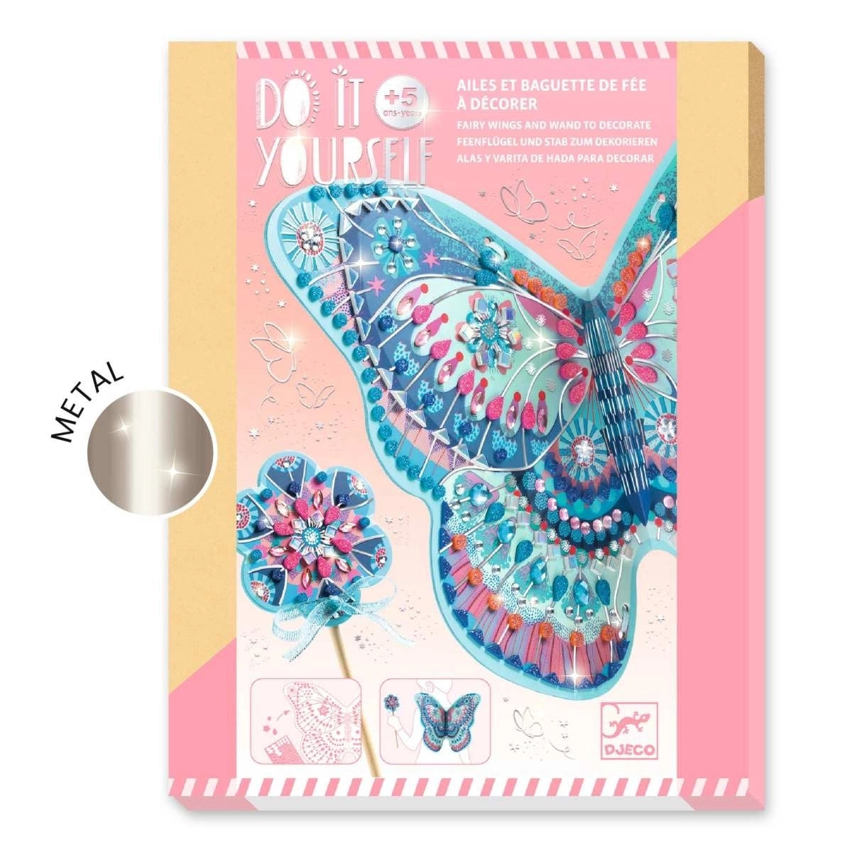 Djeco Bastelset Feenflügel&Zauberstab (ab 5 J.)