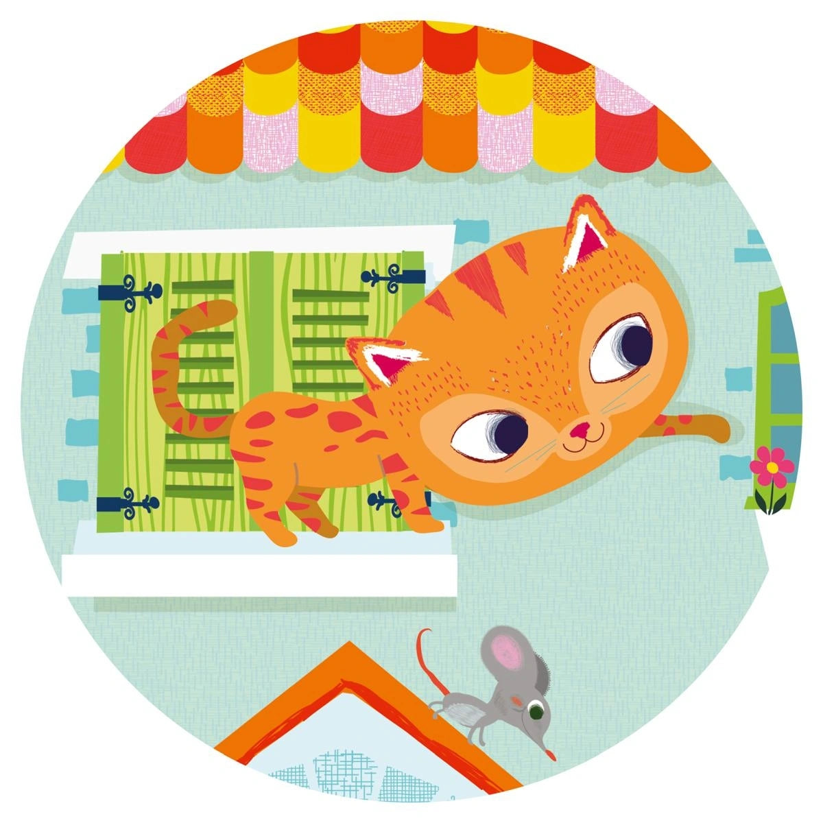 Djeco Puzzle Katze (24 Teile)