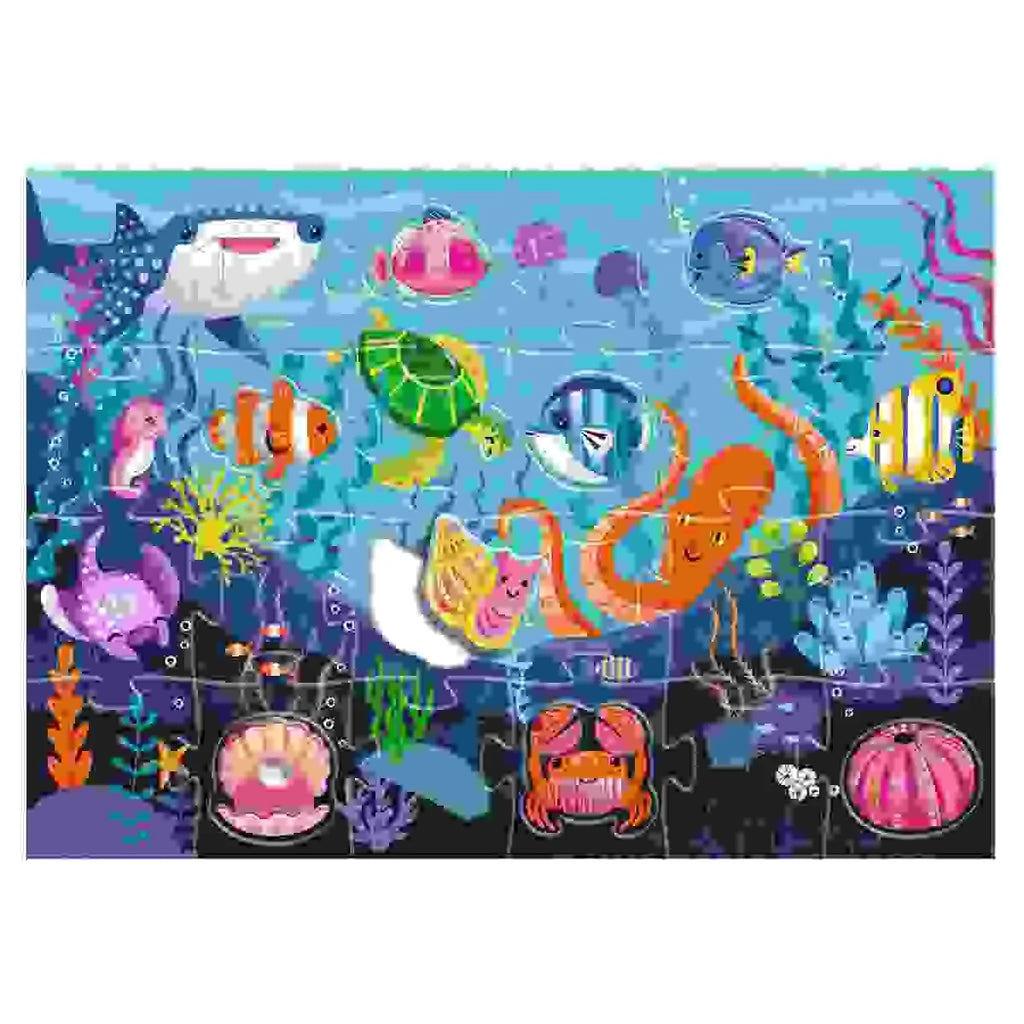 Djeco Puzzle Tactilo Meer (24+8 Teile)