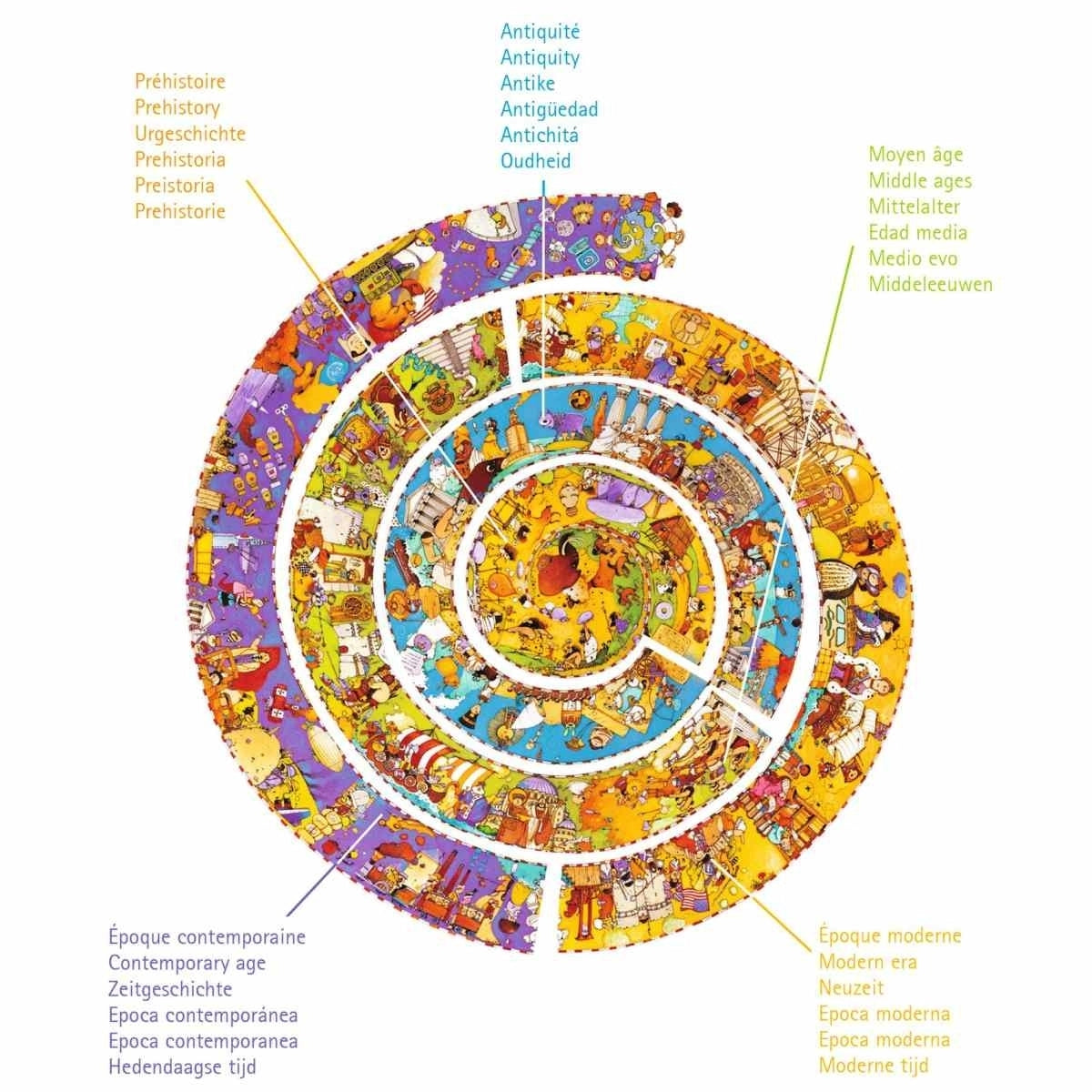 Djeco Puzzle Unsere Geschichte (350 Teile)
