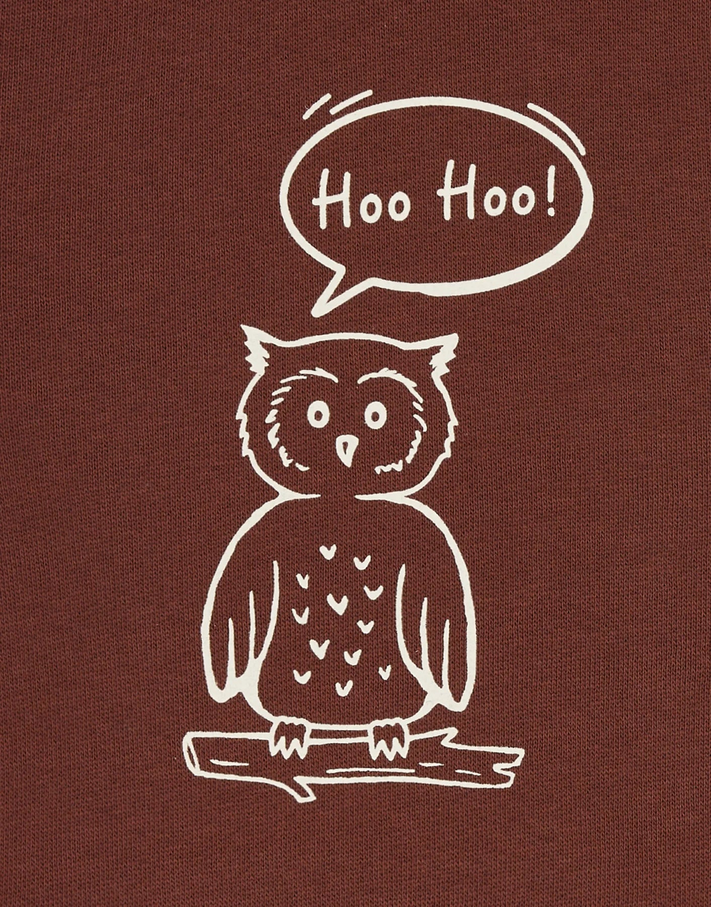 Loud+Proud Sweatshirt Eule, Wood