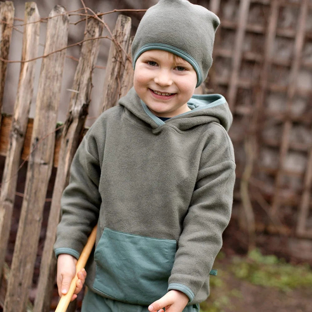 Enfant Terrible BW-Fleece-Hoodie, Moss