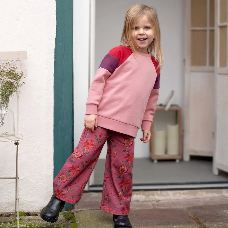 Enfant Terrible Colourblocking-Sweatshirt, candy