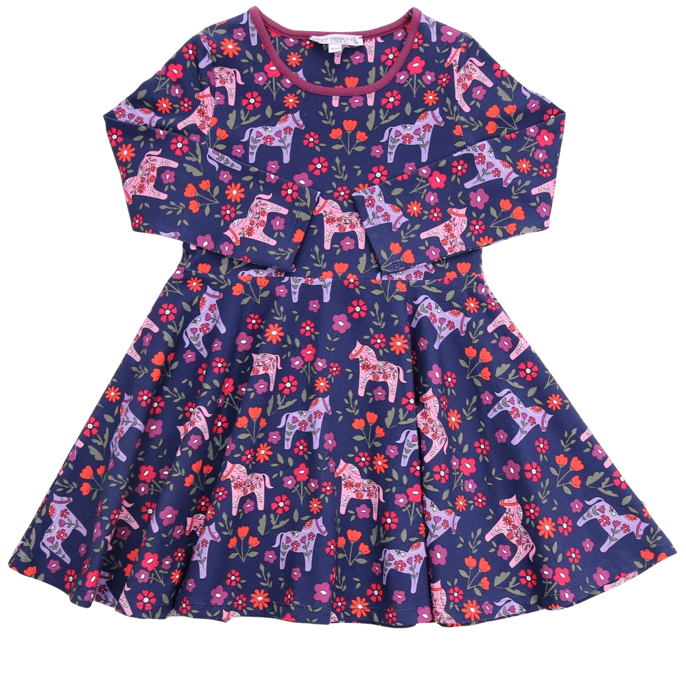 Enfant Terrible Drehkleid Pferde