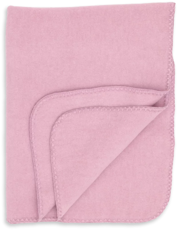 Engel Natur Baby-Decke Wollfleece, Rosenholz melange