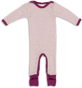 Engel Natur Baby-Overall Wolle/Seide, Natur/Orchidee