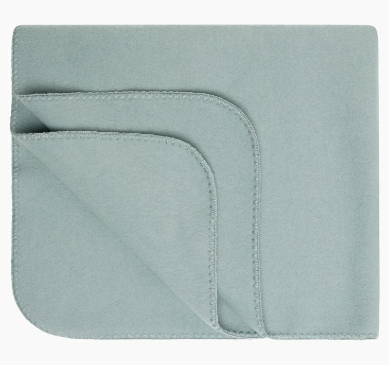Engel Natur Baby-Decke Wollfleece, Bergblau