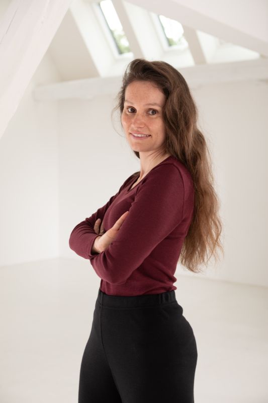 Engel Natur Damen Unterhemd/Langarmshirt Wolle/Seide, Bordeaux