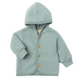 Engel Natur Kapuzenjacke Wollfleece, Bergblau