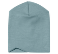 Engel Natur Kindermütze Wolle/Seide, bergblau