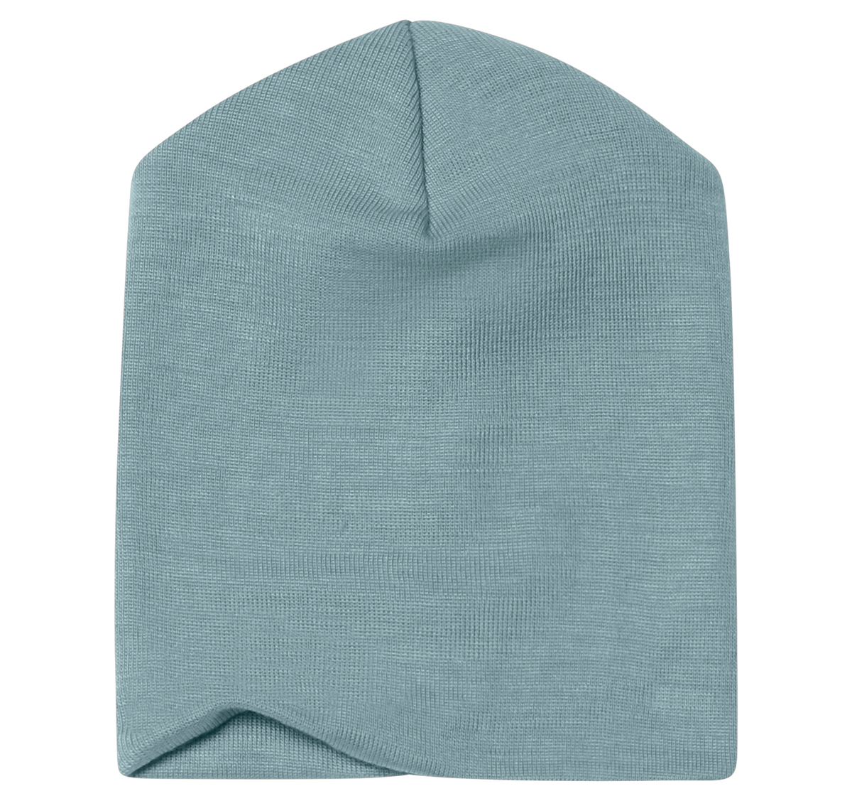 Engel Natur Kindermütze Wolle/Seide, bergblau