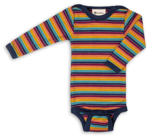 Engel Natur Langarm-Body W/S, Multicolor