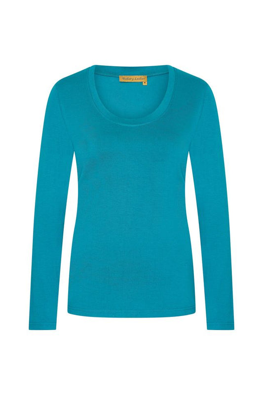 Bakery Ladies Langarmshirt, Ocean Green