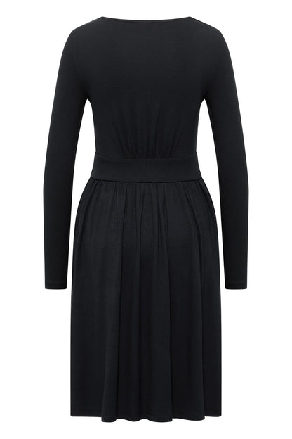 Tranquillo Ecovero-Kleid, Black