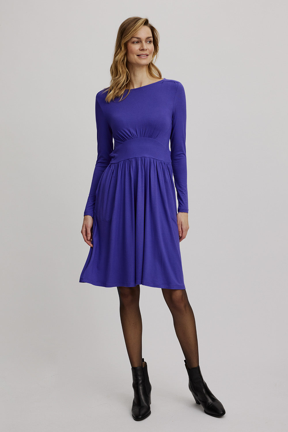 Tranquillo Ecovero-Kleid, Grape