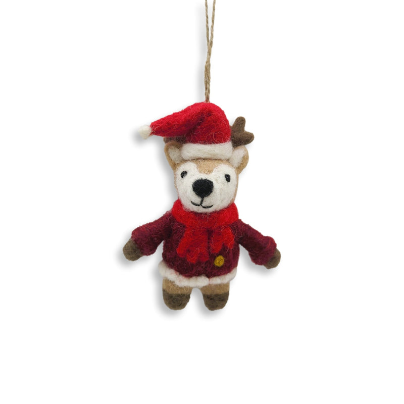 Filzanhänger Nikolaus Hirsch