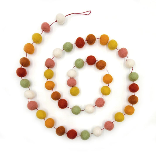 Filzkugelgirlande Wollfilz, Bollywood